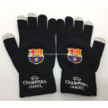 Gants touch-screen publicitaire avec Barcelona logo